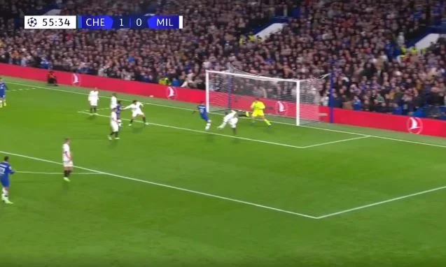 “Aubameyang marque le deuxième but pour Chelsea