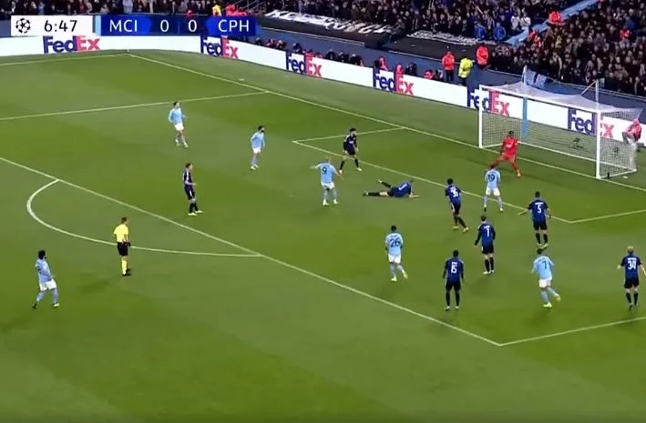 Haaland is a rebel in front of the gate just 7 minutes and he's marked for Man City
