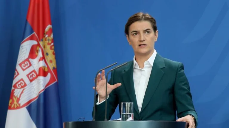 Brnabic si lamenta, dice che la Serbia sta affrontando la pressione dai maggiori poteri