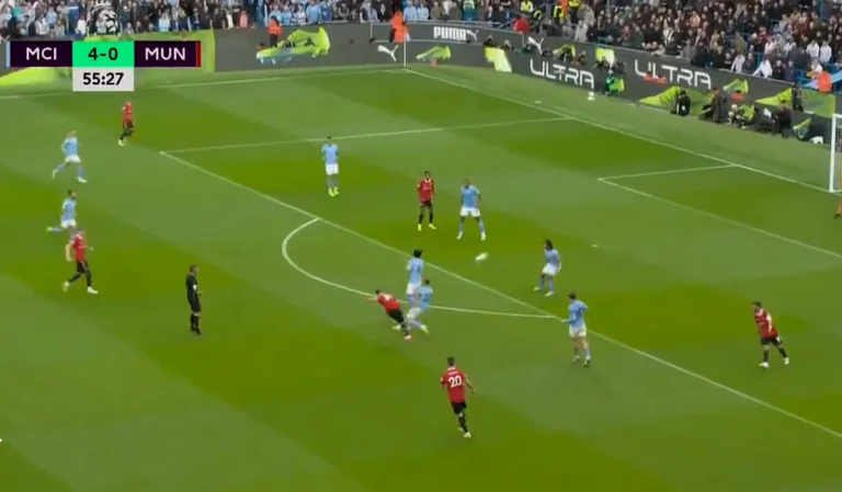 Was war diese Rakete? Sentimental goal Antony towards City