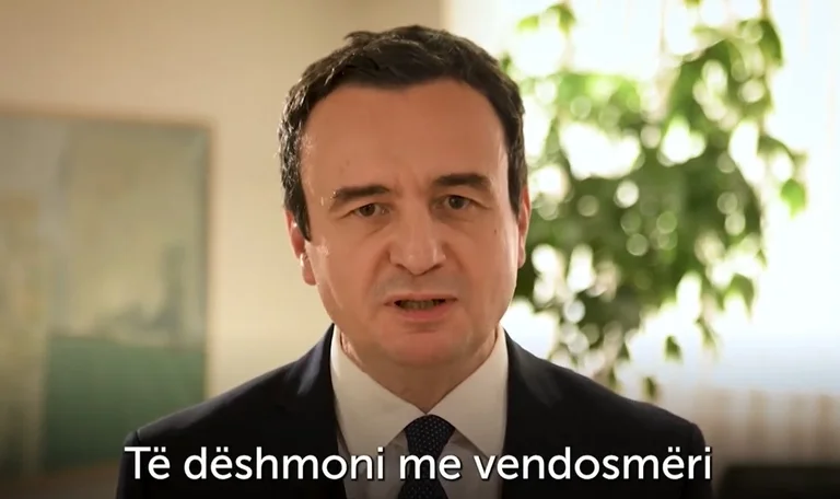 Kurti invita albanesi in Serbia a rispondere alla registrazione della popolazione: Dimmi che sei lì.