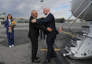 FIFA-Präsident Gianni Infantino kommt in Kosovo