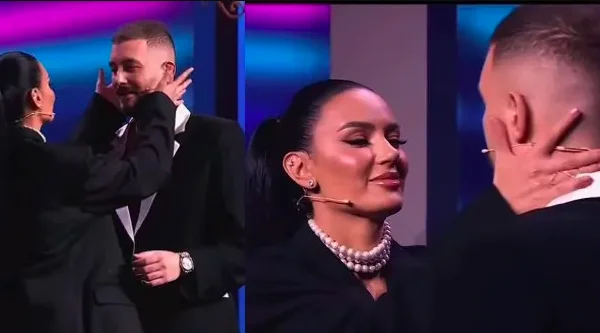 Bora e ftuar në emisionin e Donaldit, bën veprimin e njëjtë si të aktorit kur e puthi në BB VIP