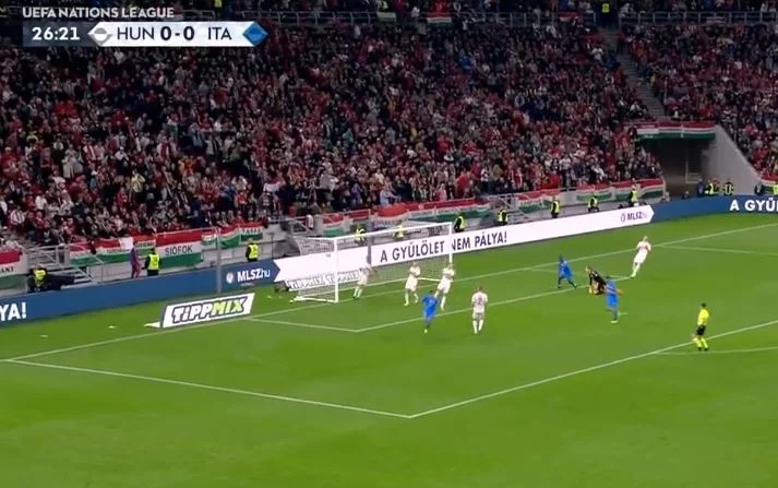 Raspadori përfiton nga rasti – I shënon gol Hungarisë