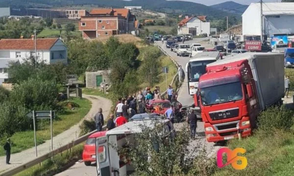 Aksident i rëndë në magjistralen Gjilan-Prishtinë, dalin pamjet
