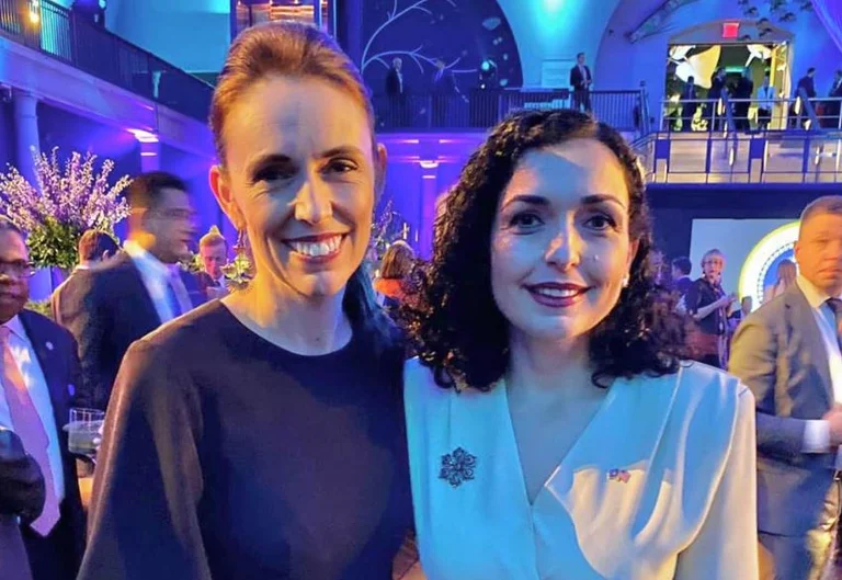 Presidentja Osmani takohet me kryeministren e Zelandës së Re, Jacinda Ardern