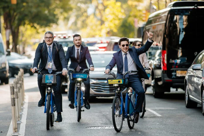 New York's Abazovic bicycle marks Montenegrin Ecological Day