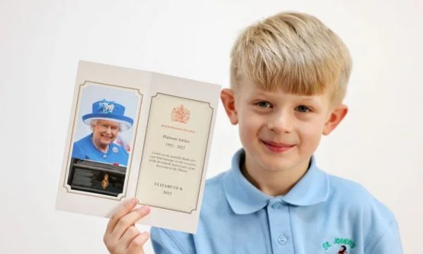 The 5-year-old received one of the last letters written by the Queen, was sent a day after she died.
