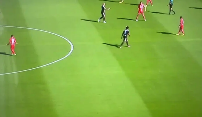 A fan swears badly to Coach Allegre at the Monza Juventus game, everyone hears