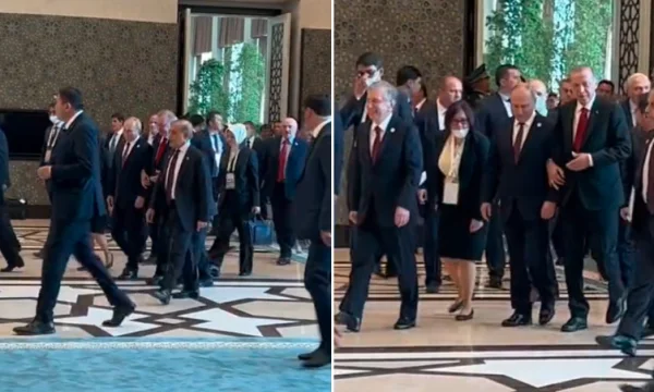 Putin, Erdogan camina de lado a lado en la Cumbre de Shanghai