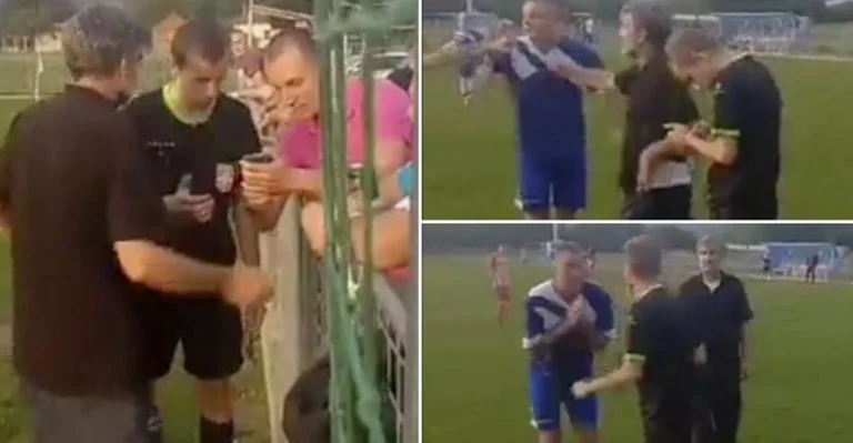 It happens in Serbia: Referee cancelled the goal, looking at the occasion on a fan's phone