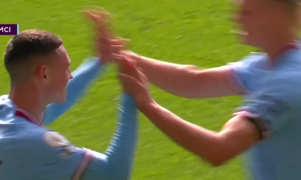 Nice action from Man City, Fiden marks third goal