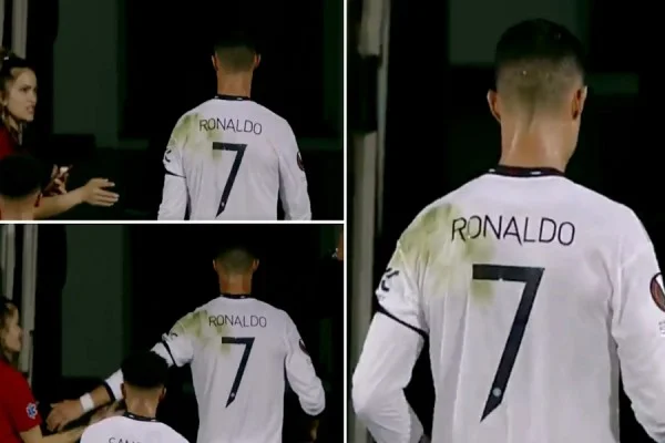 The moment Ronaldo refused to take pictures of the doctor during the match against Sheriff Tiraspol