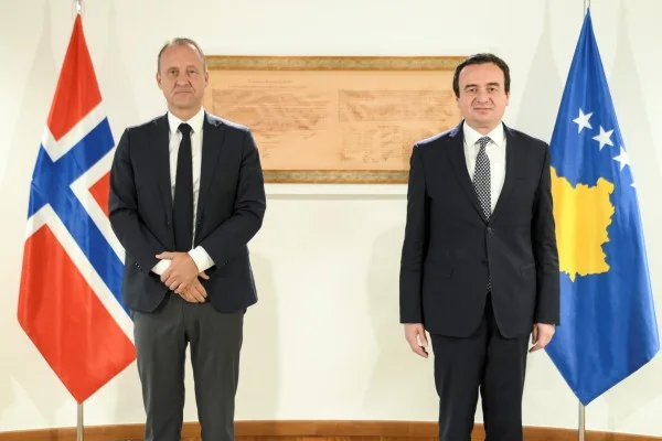 Kurti meets Norwegian ambassador after news that embassy is leaving Kosovo