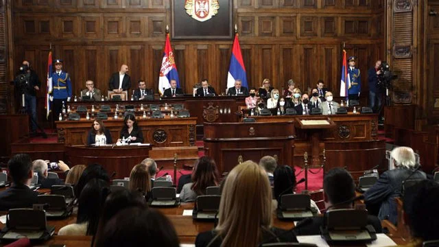 Serbia's Assembly approves dialogue report with Kosovo