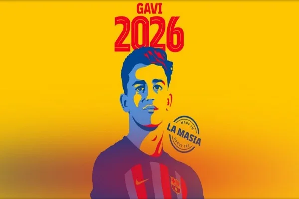 Official: Gavi renews contract with Barcelona