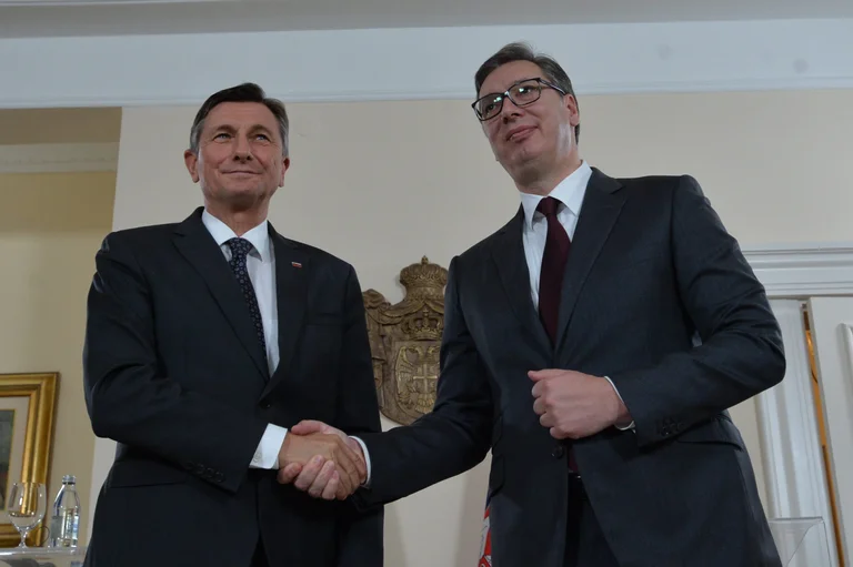 After the remote clashes with Slovenians, Vuciq today attends the Brdo-Brijun summit