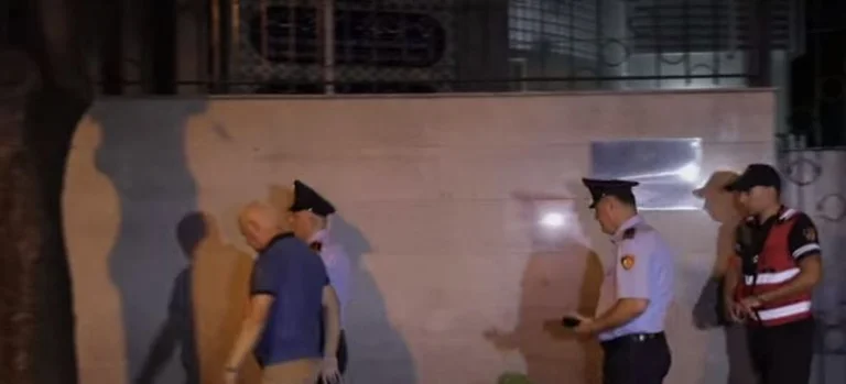 View when Iranian diplomats leave Albania