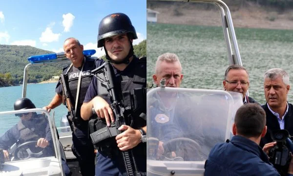 Vor vier Jahren segelte Thaci mit dem Boot nach Lake Weyman, Svecla sagt Patrouille “nis heute zum ersten Mal”
