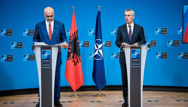 NATO verurteilt Irans Cyberangriff auf Albanien stark, Stoltenberg reagiert