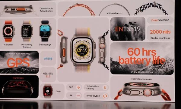 Apple présente la nouvelle horloge et les audiences, ce sont les pneus.