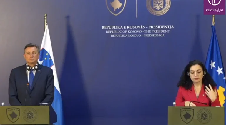 Pahor: I agree with Vjosa for Association, Kosovo must implement the Agreement
