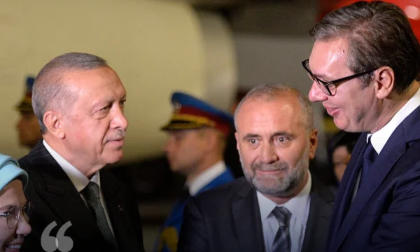 Erdogan Reaches Belgrad, Erwartet von Vuciq