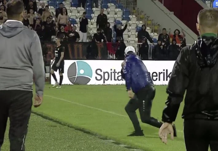 Rainfall at “Fadil Vorkri”, Munich falls and hurts the arm