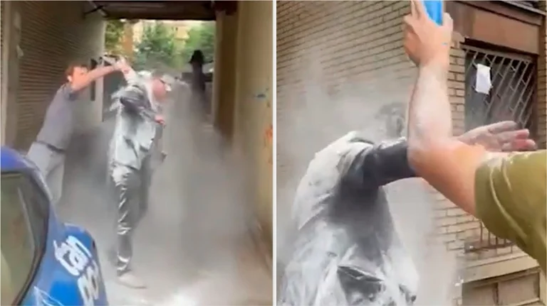 Kurti's adviser forgets VV's past: Iron Murray's flour throw, huligan action, he gave millions of aid today