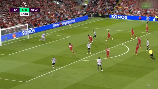 Liverpool ne défend pas correctement Alexander Isaac à la porte avec un beau but