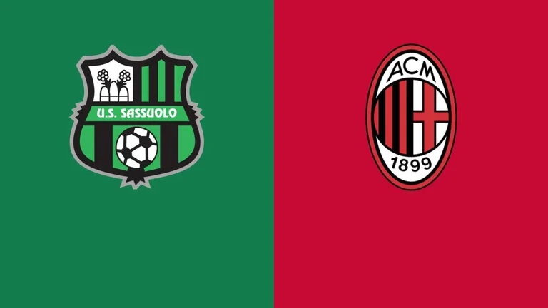 Formations officielles: Sasuolo é Milan