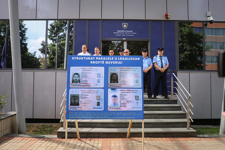 Identification agreement, P DS: This government legalised illegal documents sealed by Serbia