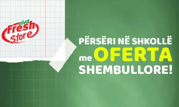 Oferta shembullore në pajisjet shkollore!
