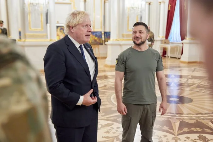 Johnson viziton Zelenskyn në Ditën e Pavarësisë