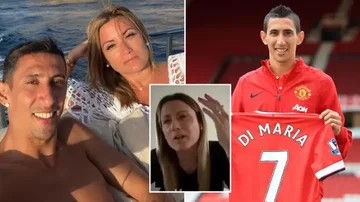 Di Marias Frau bezieht sich darauf, dass der Assailant zu Man United für Geld kam