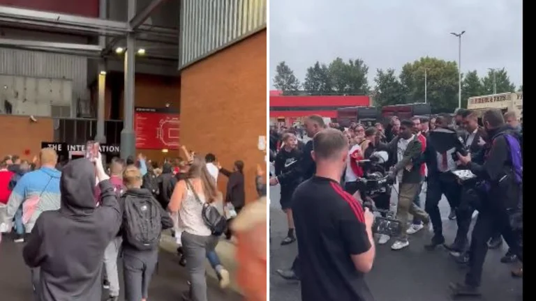 Casemiro arrin në ‘Old Trafford’, numër i madh i tifozëve të United dalin ta presin atë