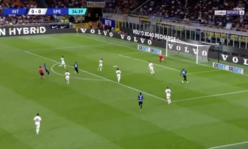 Lautaro Martinez mit guten Absichten war sein Schuss sehr kraftvoll