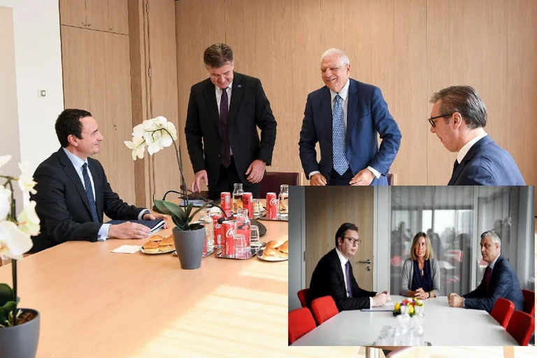 A la réunion de Kurti-Vuchic, mais ce qui était autrefois servi quand Thaci et Mogher étaient à la table