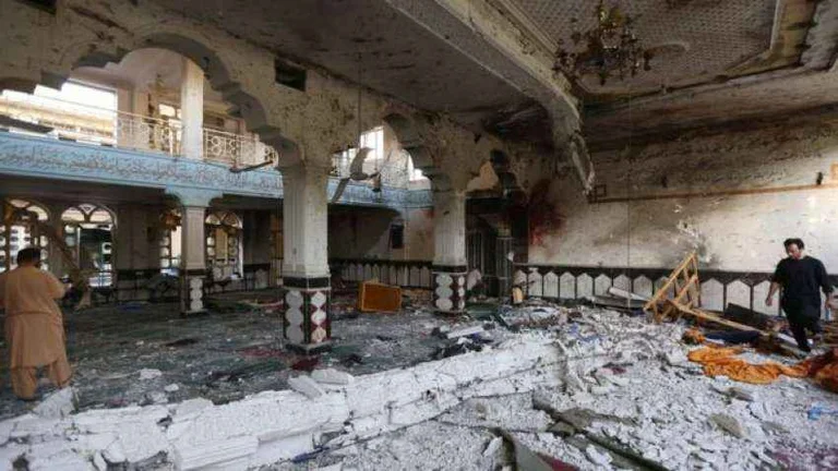 The attack on Afghanistan mosque is reported to have killed imam and children injured