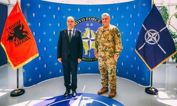 Begaj meets with KFOR commander in Kosovo: Kosovo constitutional order must not be violated