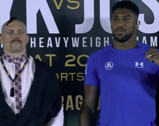 Usik und Joshua Ukraine treffen sich in einem besonderen Kleid