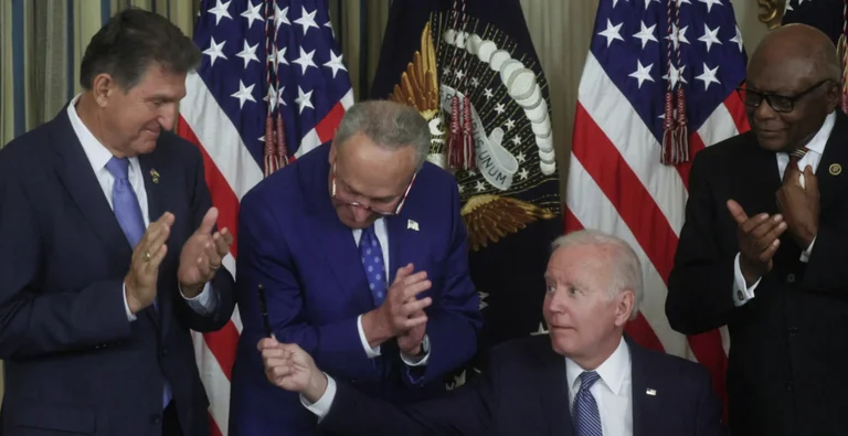 Biden signed the 740 billion-dollar bill: Over climate, health care, taxes, and inflation