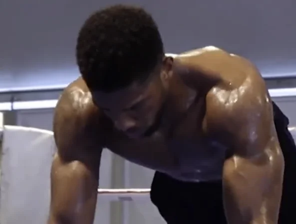 You haven't seen so much brutal exercise. Look at the video how Joshua's preparing for the Usik drug.