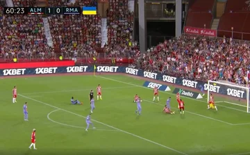 Real evens score against Almeria, marks Lucas Vazquez