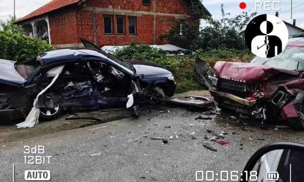 Accident grave à Decani, quatre personnes blessées