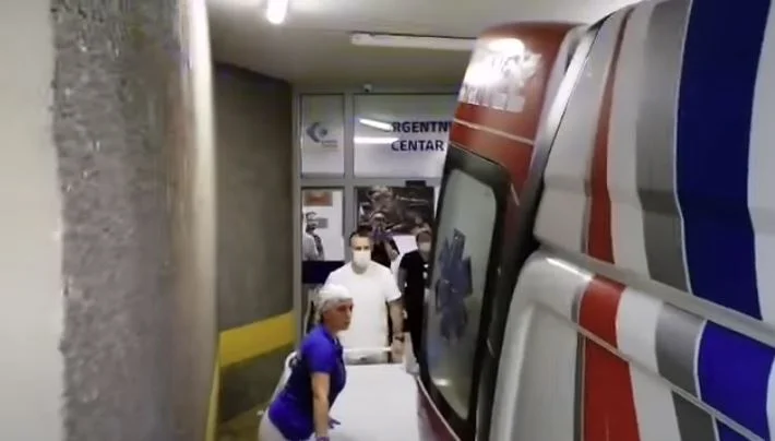 Tragedy in Montenegro: Turning out images when the wounded arrive at the hospital