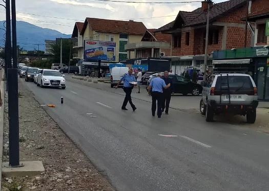 Auto trifft ein Mädchen in Pec (Foto)