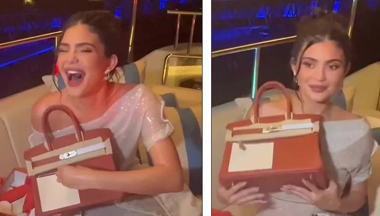 Kyle Jenner ha miliardi, ma si eccita di una borsa che costa 100.000 euro.