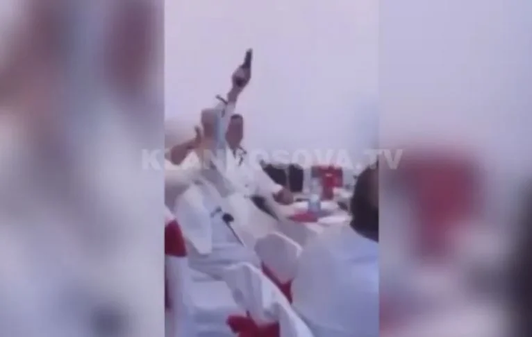 This also happens: Older women fire more than 10 times at a party somewhere in Kosovo