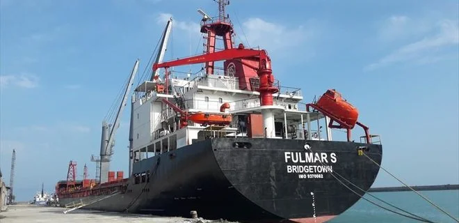 Der Hafen von Durres der Ukraine kommt zu seinen ersten 6 tausend Tonnen Weizen